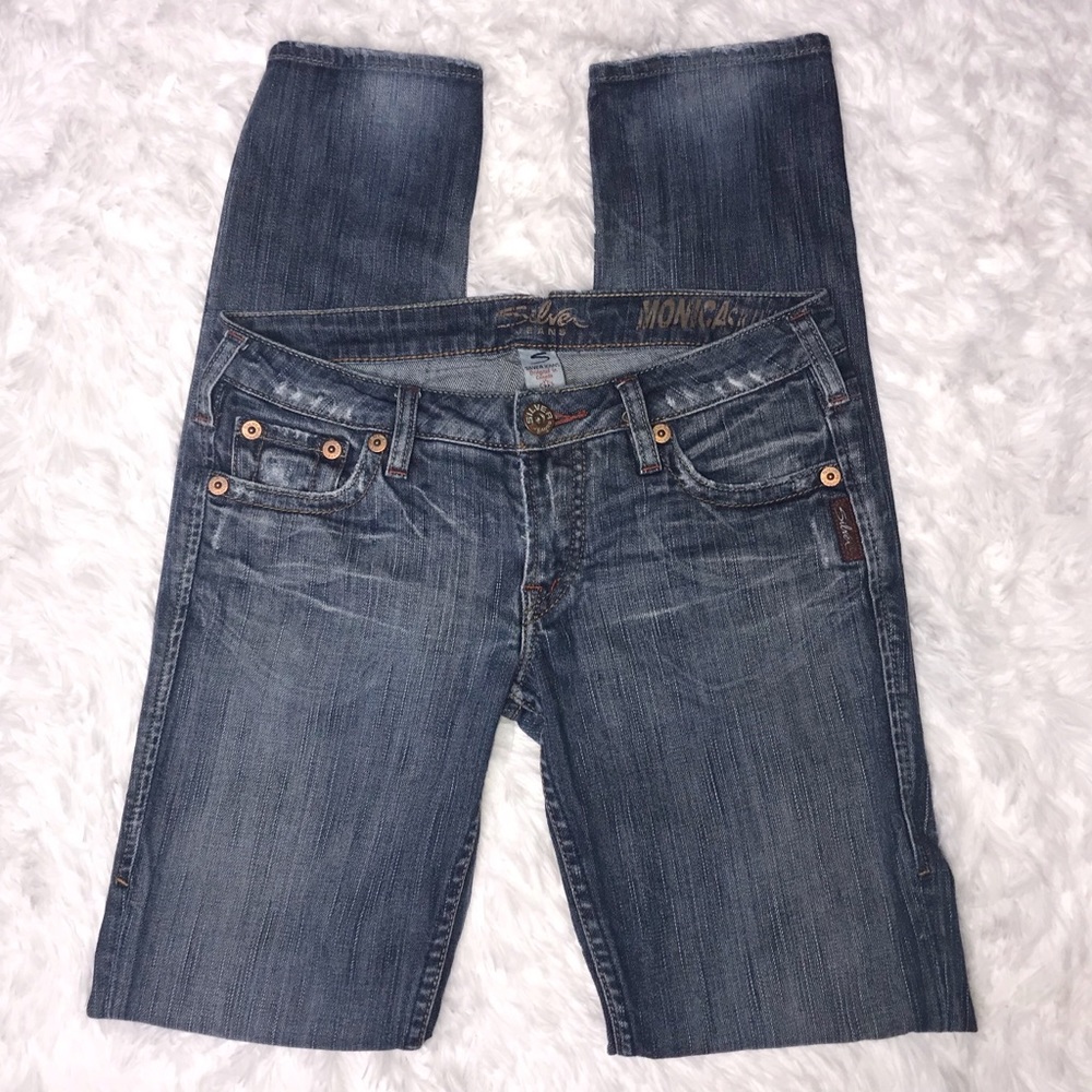 Silver Monica Skinny Jeans 27/33